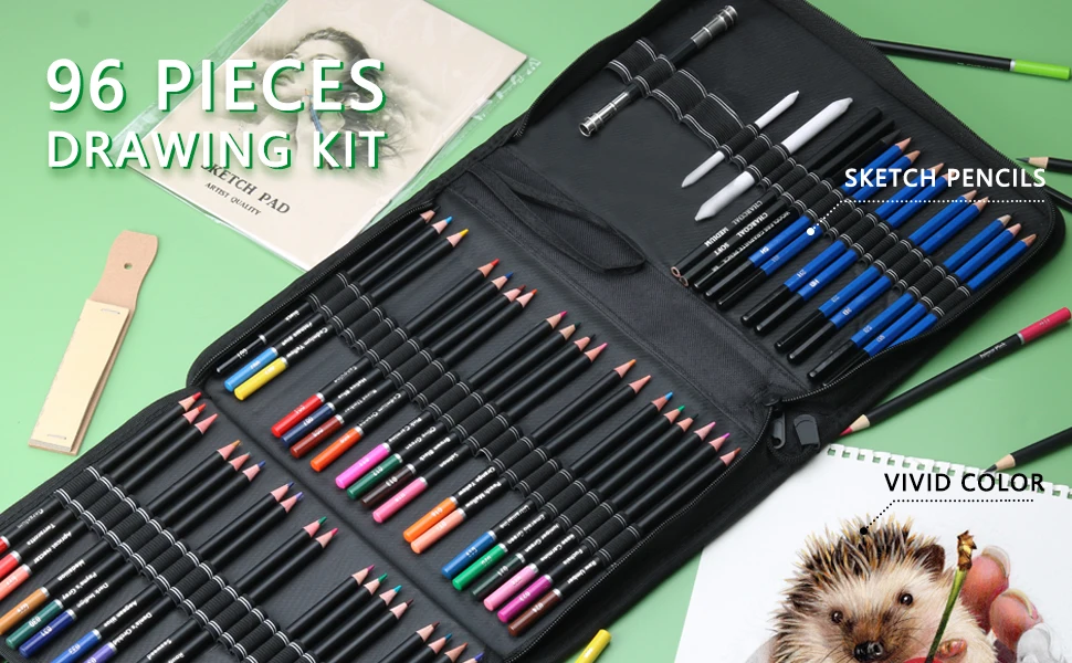 28/54/72/96/144 Pcs Drawing Sketching Coloring Set Drawing Pencils and Sketching  Kit Art Tool Kit Professional Art Supplies Set - AliExpress