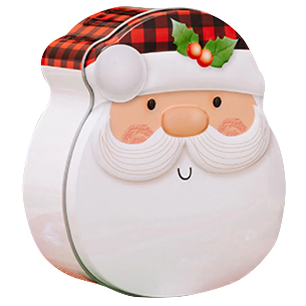 

Christmas Tinplate Cookie Tin Decorative Cookie Tin Box Candies Biscuits Treat Box Small Case