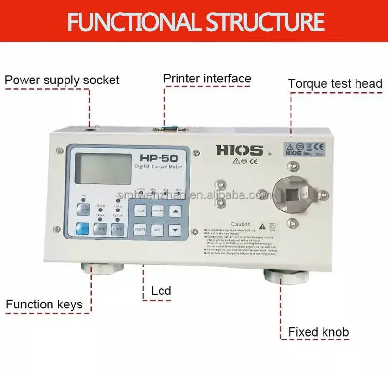 hios HP-50 Digital torque meter tester torque meter digit hp100 digital gauge hp-10