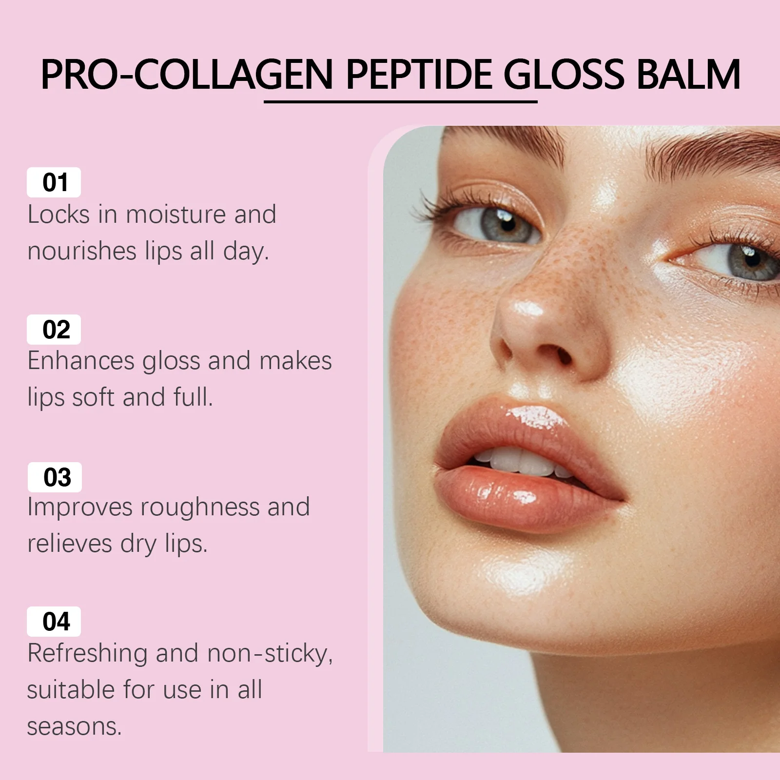 Collagen Lip Balm Smooth Soft Reduce Lip Fine Lines Remove Melanin Skin Increase Elasticity Exfoliating Moisturizing Lip Care 5
