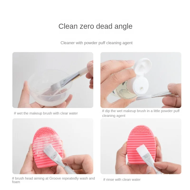 Makeup Brushes Cleaner Silicone Pad Mat Cosmetic Eyebrow Brush Cleaner Tool  Brush Washing Tool Scrubber Board Brush Cleaning Pad - Price history &  Review, AliExpress Seller - AVPro