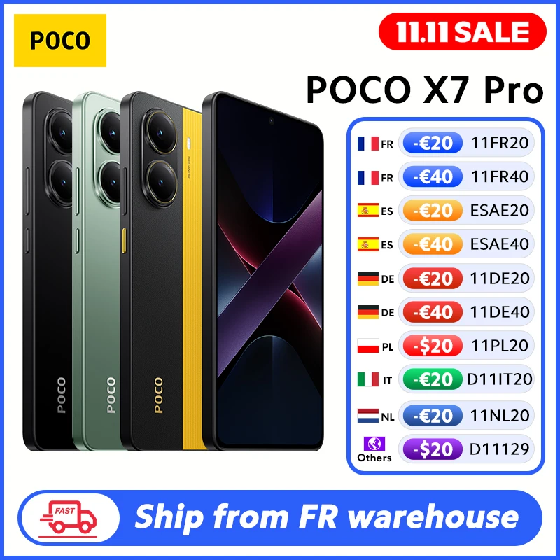 Smartfon POCO X7 Pro z EU za $223.46 / ~838zł