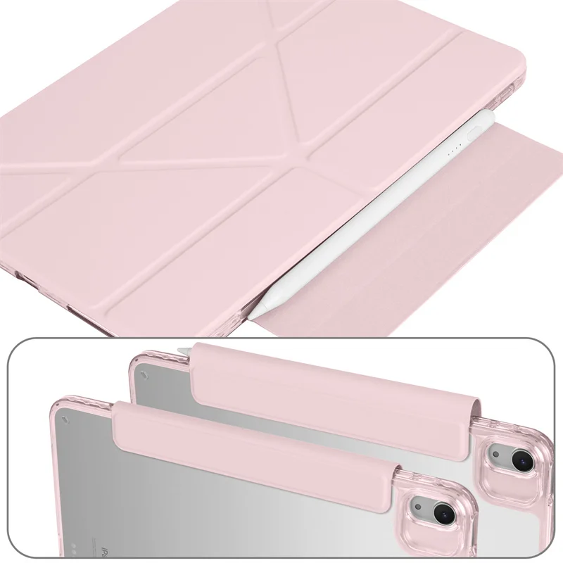 Enhanced Product Title: 

Premium Smart Fold Leather and Acrylic Hard Magnetic Tablet Cover