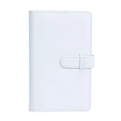 Compact 108 - Sheet Photo Album for Cards and Collectibles - Green & Pink Edition (White)
