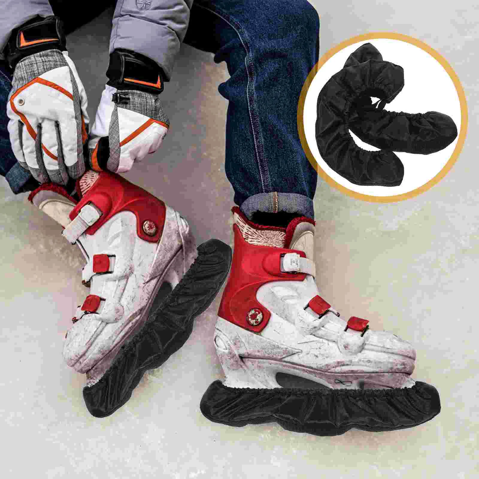 Skate Boots Skates Ice Skating Shoes Covers Protective Case Portable Blade Guard