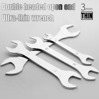 3pcs Hi-Spec Thin Open End Wrench Set Ultra-thin Flat wrench Tool Multi-Function double-end fixed open-end wrench Repair tools 1
