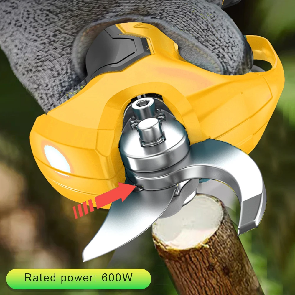 Cordless Electric Pruner Electric Bonsai Pruning Branches Cutter 2-3 Working Hours Rechargeable Non-Slip 40 Mm Pruner For Garden 4