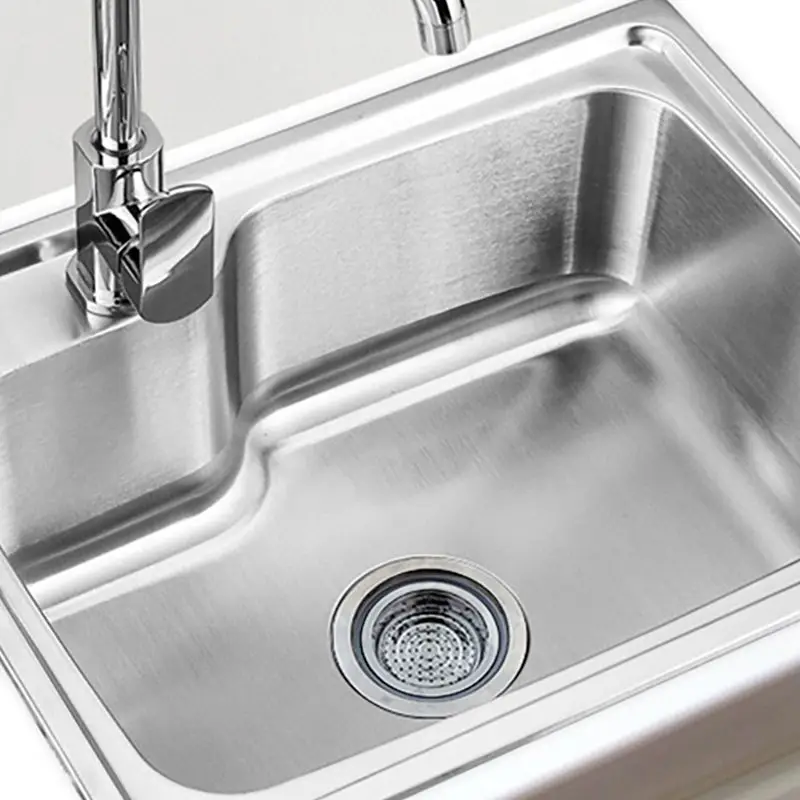 Diamter 135.5mm Sink Filter Basket 2mm Filter Hole Kitchen Sink Strainer Stainless Steel Waste Plug Drain Stopper Mesh Basket