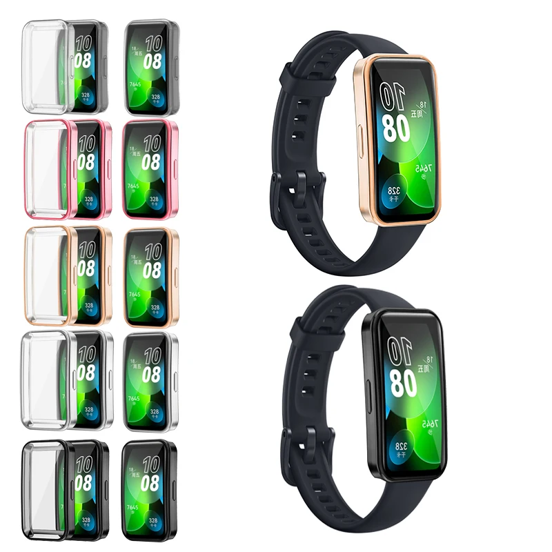 Soft Full Coverage Bumper Fashion Cover Case with Protective Screen