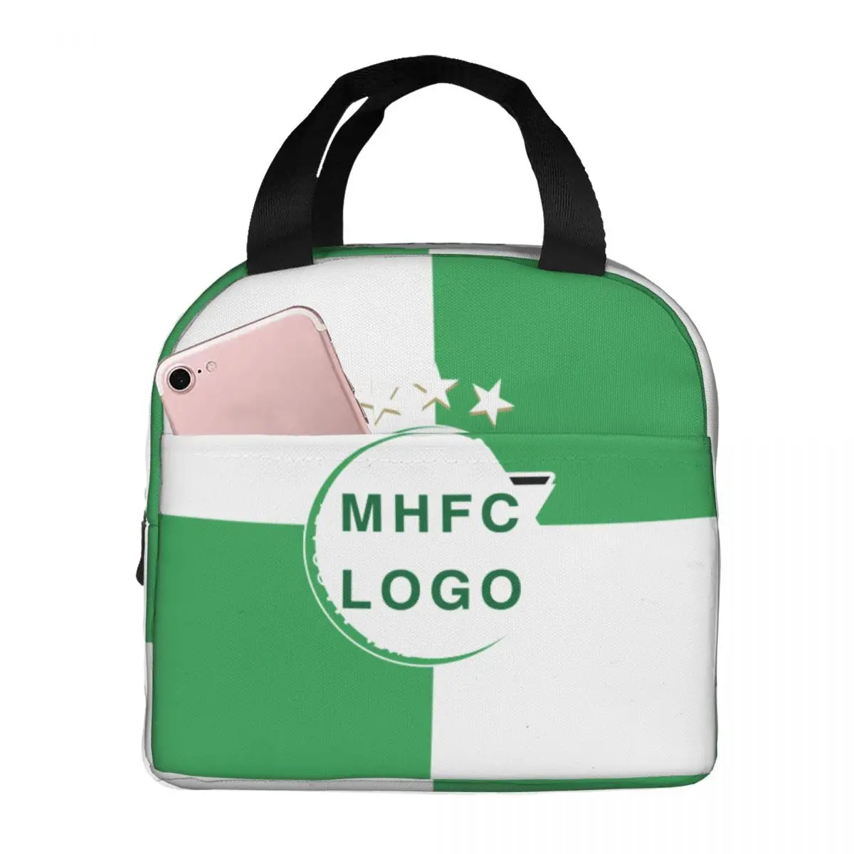

Israel Maccabi Haifa F.C MHFC Champion Lunch Bag Tote Bag Lunch Box Insulated Lunch Container for Men and Women