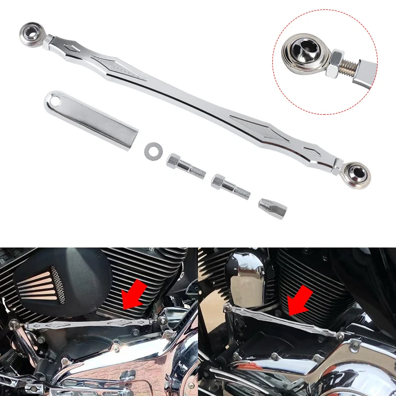 

Для Harley Softail Fatboy Touring Road King Glide breaker Tri Glide Chrome рычаг переключения передач для мотоцикла 320 мм