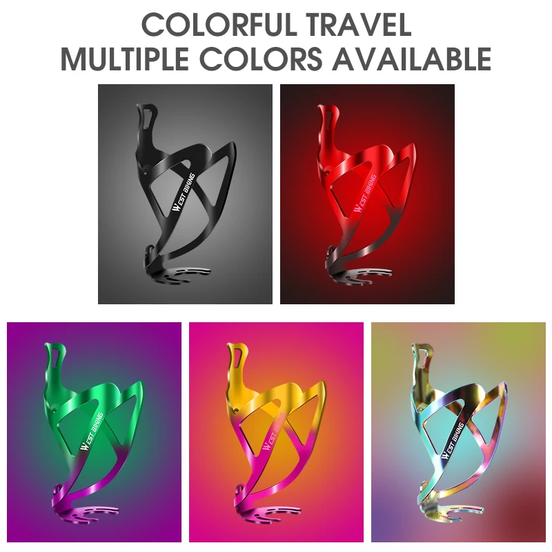 WEST BIKING Cycling Bottle Cage Integrated Molding Lightweight Bike Water Bottle Holder Kettle Stand MTB Road Bike Accessories