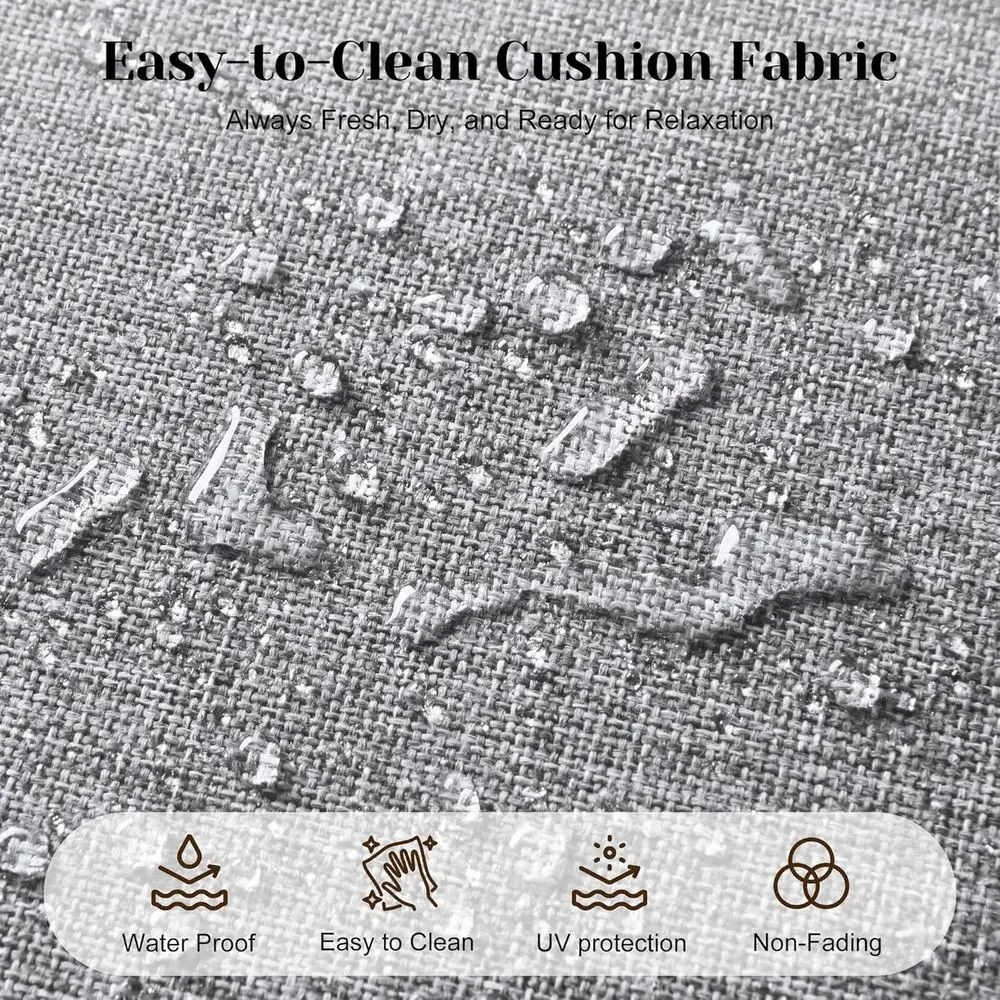 8-Piece Patio Set with 43" Fire Pit 4