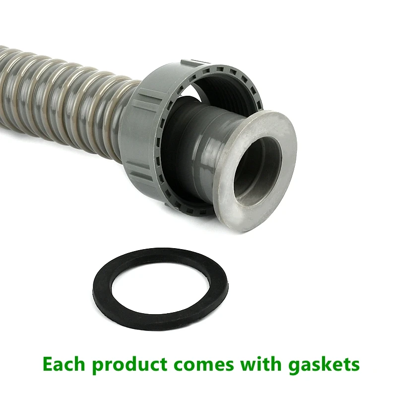 Thread Diameter 45mm And 58mm to 40~200cm Dishwasher Drain Hose Extension Pipes Universal type Household Drainage Pipe Fittings 4