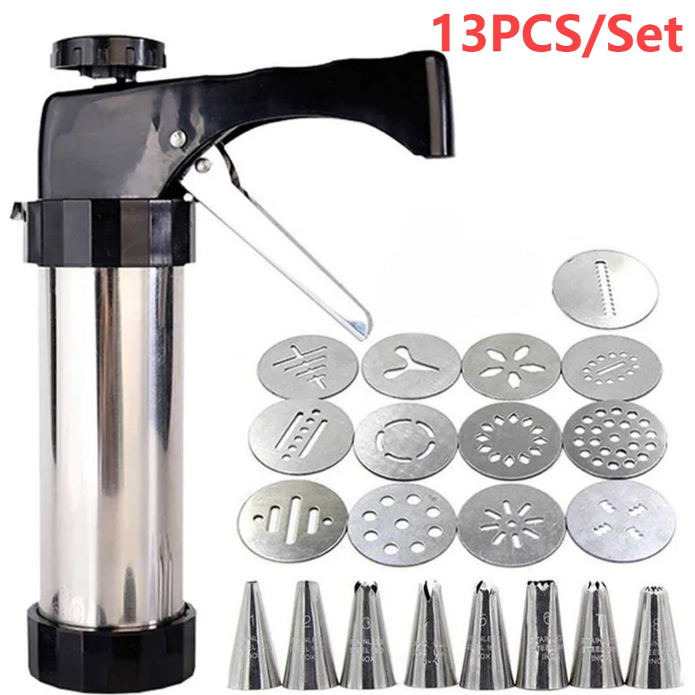 Cookie Press Gun Cookie Press Making Gun Biscuits Cake Mold Cookie Press Maker Machine Dessert Decoration Kitchen Baking Tools