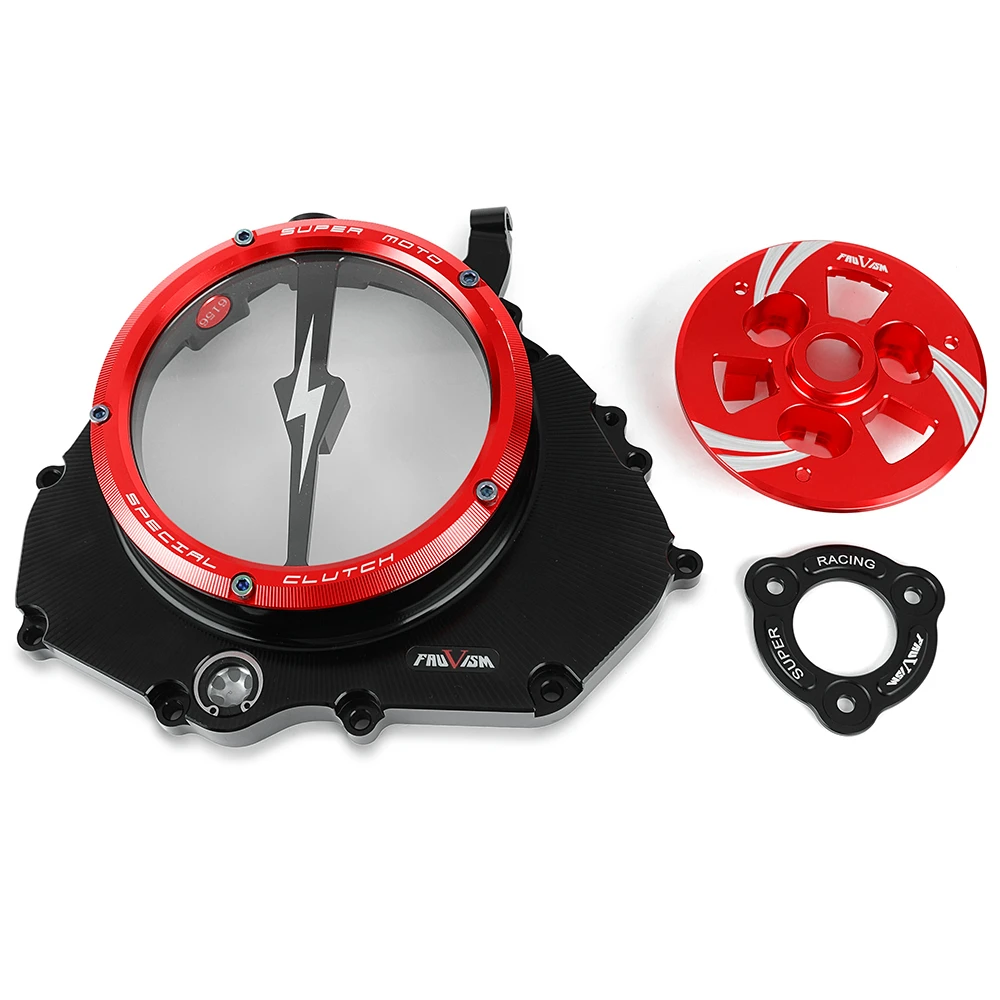 Racing Engine Clear Clutch Cover For Kawasaki Ninja 400 Z400