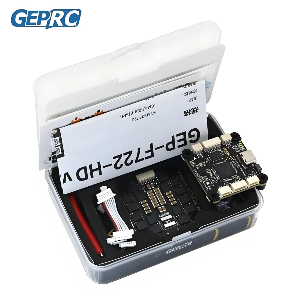 GEPRC TAKER F722 BLS 65A V2 Flight Stack F722-HD V2 Flight Controller TAKER H65_8S_BLS 65A 4IN1 ESC fc&esc stack flight controller