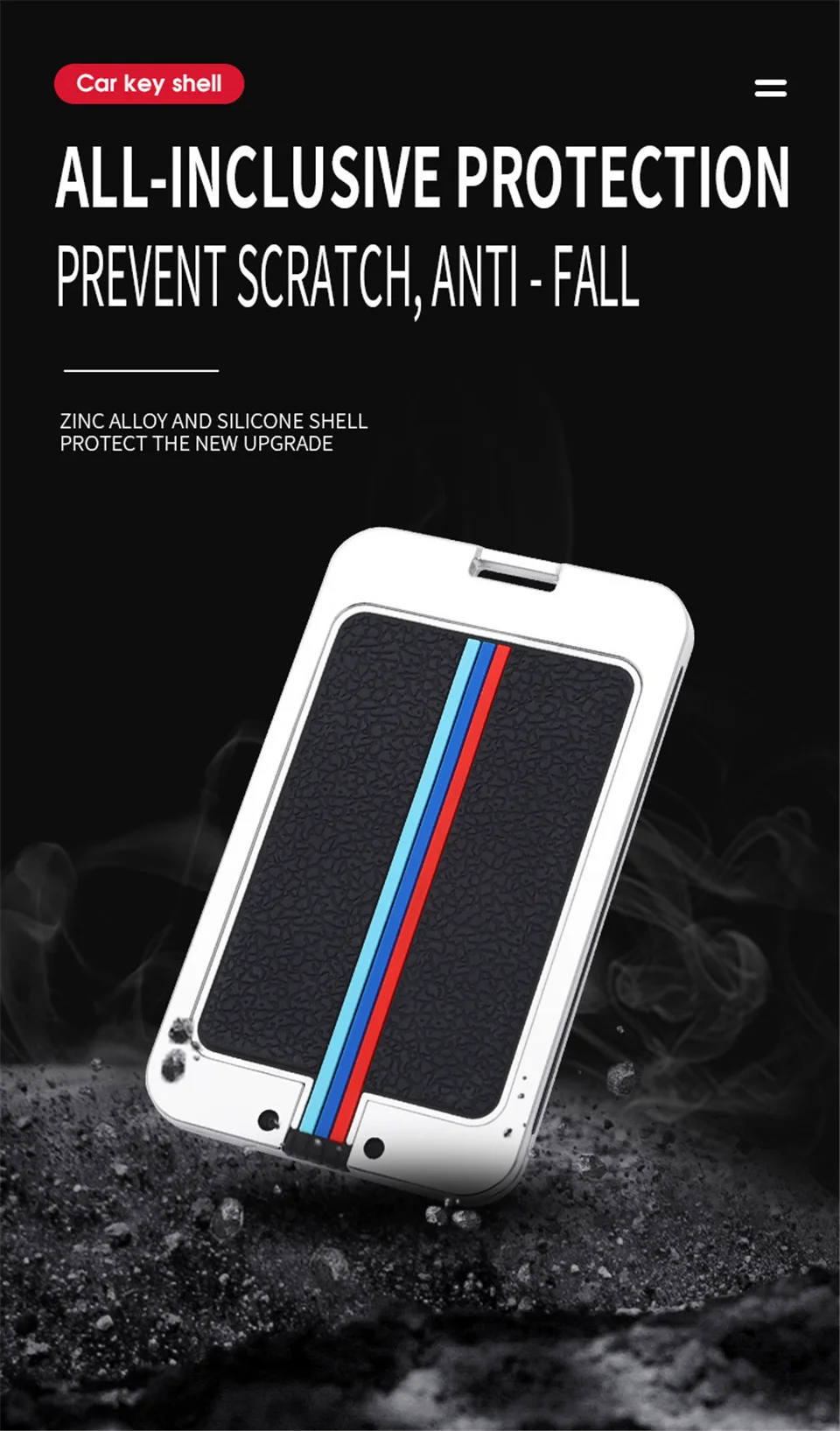 Custodia portachiavi per auto borsa portachiavi per Bmw 1 3 5 7 serie X1 X3 X5 X6 X7 F30 G20 F34 f31 G30 G01 F15 G05 I3 M4 accessori per lo Styling dell'auto - S85131e04565a41e1934c26c9e7fd8da06