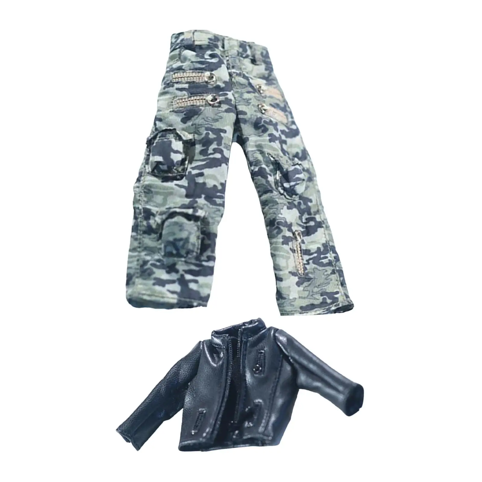

1/12 Scale Jacket Pants Clothes Set Full Suit for 6 inch Male Action Figure