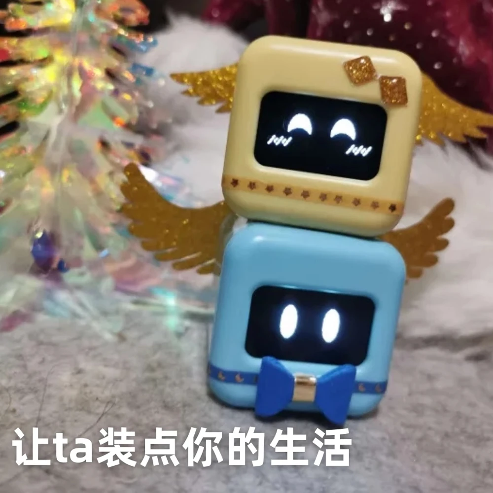 PAOBOT Companion Robot Intelligent Emotional Interaction Desktop Toy Electronic Pet Mini Robot Kids Gifts Custom