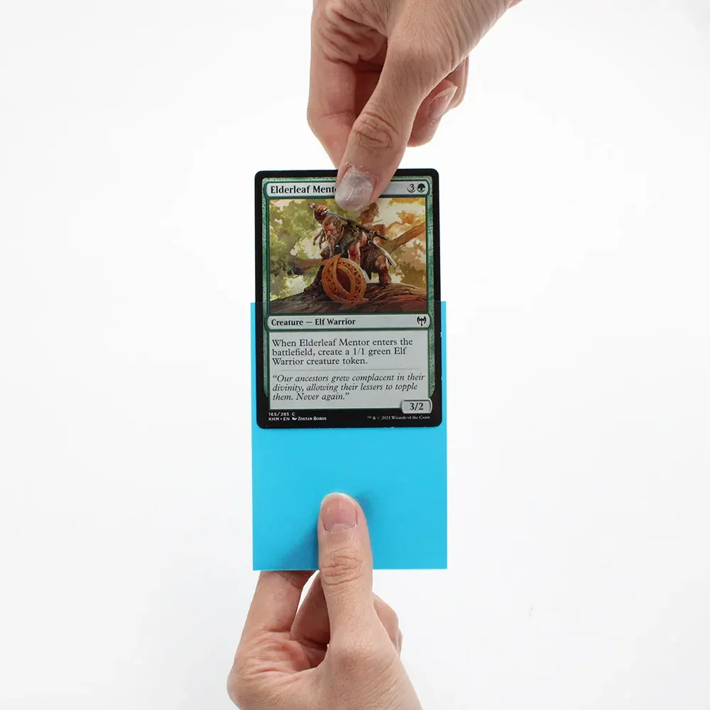Trading Card Sleeves 66*91mm Penny Color Matte Katana Trading Card Sleeve Holder TCG Cards Protector For MTG Yugioh Card Sleeves