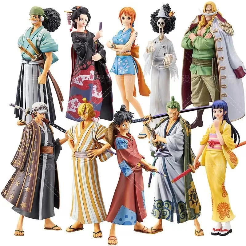 One Piece Зоро Луффи Sanji Живая версия аниме фигурки Ver. Нами и Робин Brook Chopper украшение