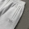ADWYSD Pants European American Sun Roll Printed Fleece Cotton Solid Color Casual Straight Leg Sweatpants Women Men Trousers 5