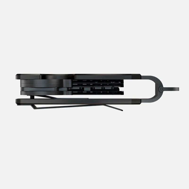 Key Organizer Key Manager Compact Bracket Metal Keychain Minimalist Keybox Bracket Can Secure 1-5 Keys