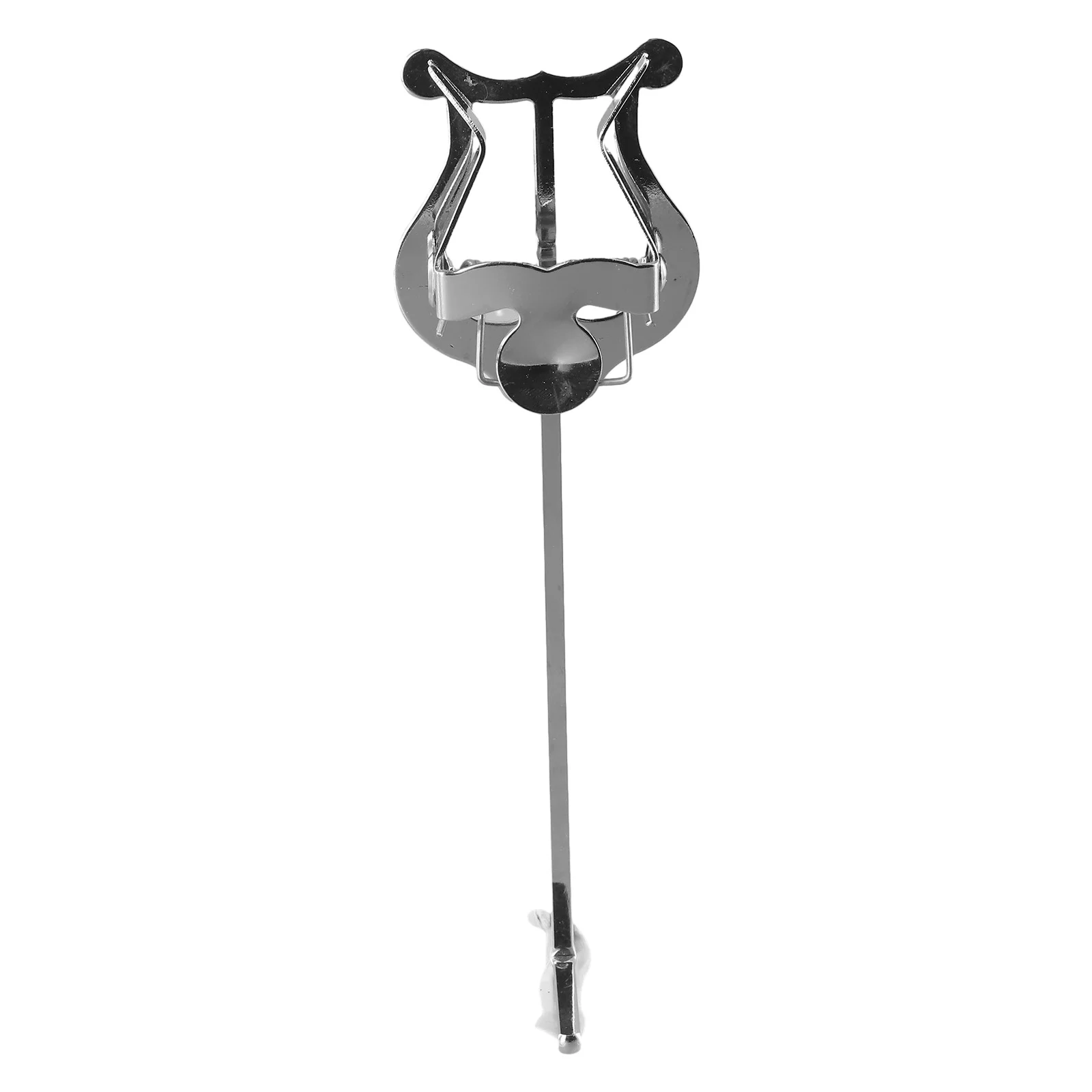 Portable metal trumpet marching lyre clamp on stand lightweight sheet music clip for beginners also suitable gifts sheet music holder