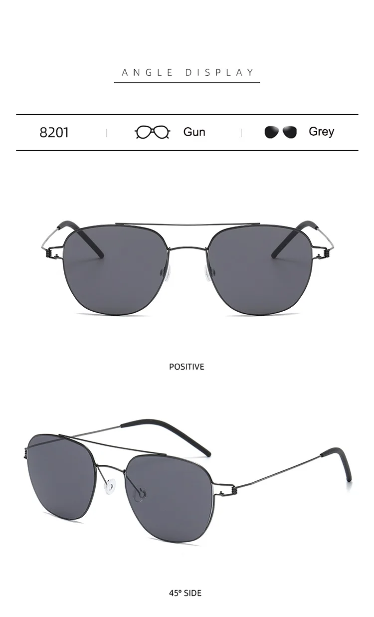 Bobbie Titanium Sunglasses Diverse Looks