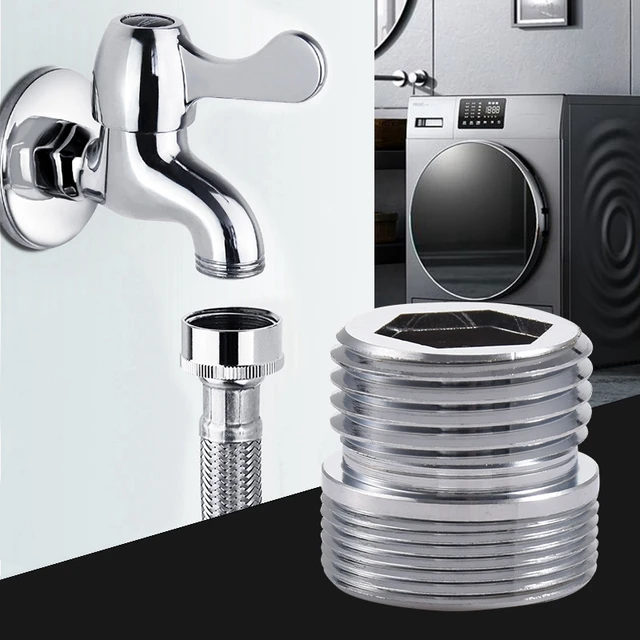 Conector de grifo de acero inoxidable, juntas de rosca, accesorio  purificador de agua, adaptador de grifo de cocina, M22 a M20, M18, M1/2 -  AliExpress