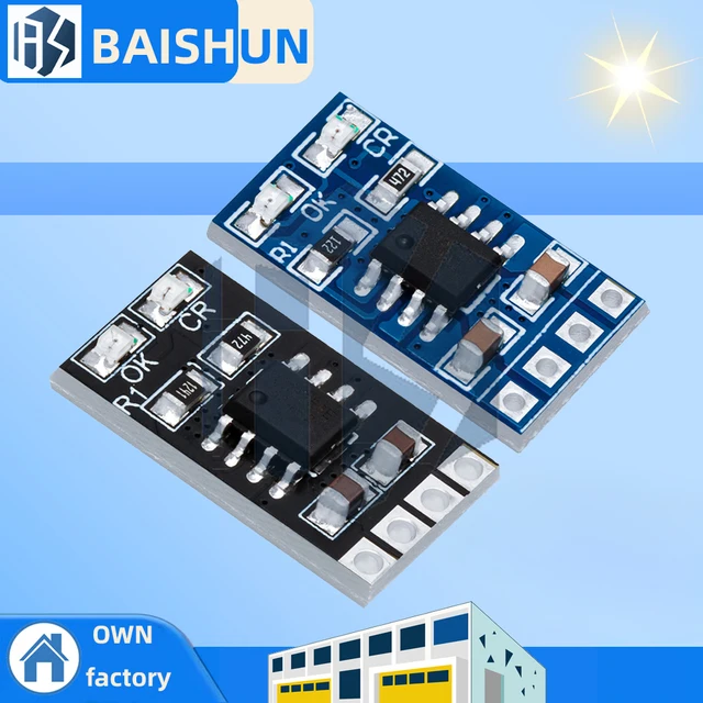 Contrôleur de Charge solaire MPPT 1A 3.2v 3.7V 18650 LiPo Li-ion Module de chargeur de batterie au Lithium SD05CRMA Charge de batterie de panneau solaire 1