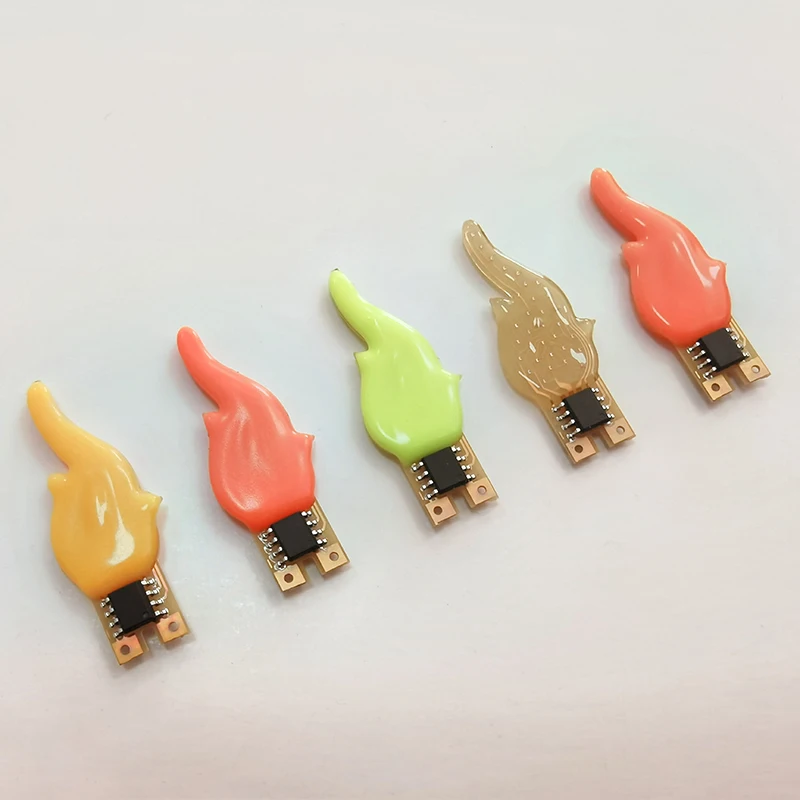 

3v Led Cob Flash Candles Flexible Filament Diode Light Decoration Light Bulb Accessories DIY Candle Light Parts