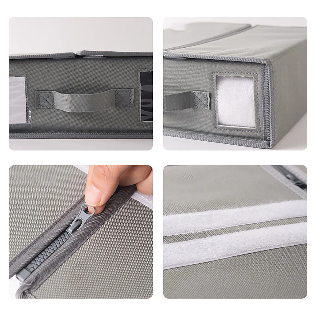 Creative Bed Sheet Storage Box Clothing Fabric Sheet  Organizer Wardrobe Blanket Quilt Cover Non-woven Storage Box 3