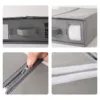 Creative Bed Sheet Storage Box Clothing Fabric Sheet  Organizer Wardrobe Blanket Quilt Cover Non-woven Storage Box 3