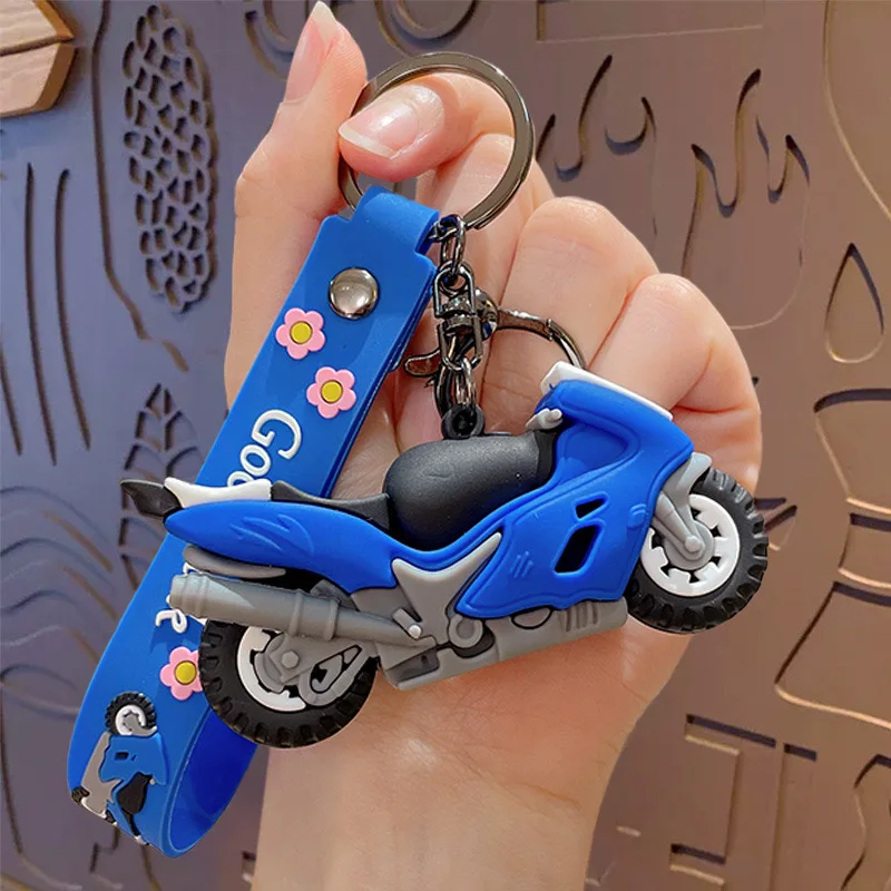 Metal Motorcycle Keychain Keyring Holder for Men Women