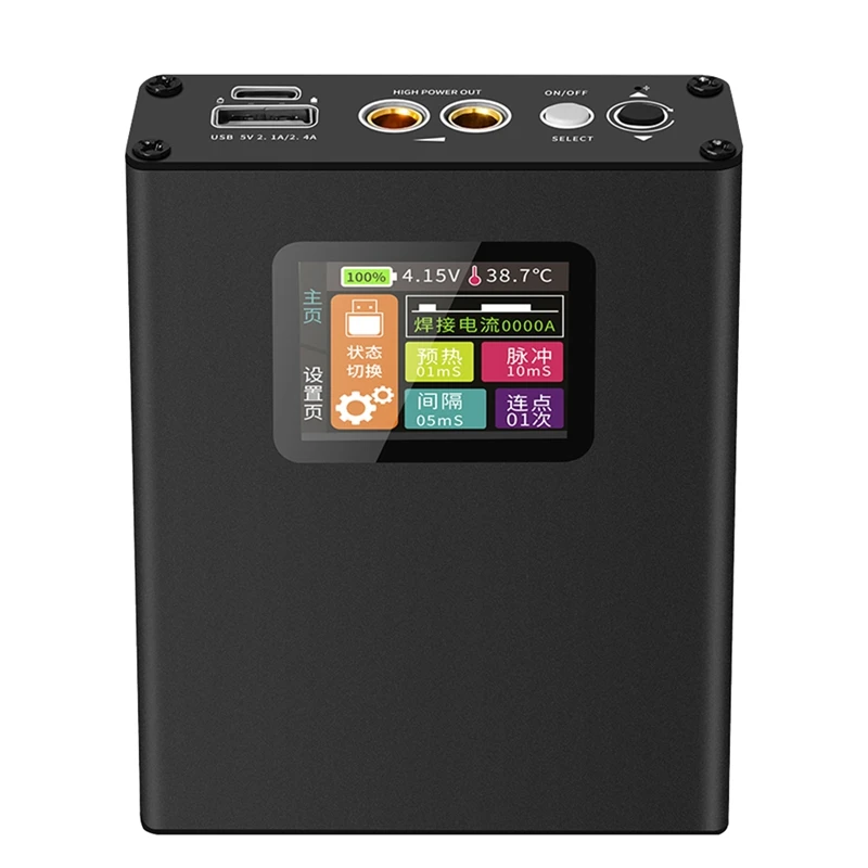

Spot Welder Machine 0.1-0.15Mm Welding Handheld Machine Digital Display Welder Machine 18650 Lithium Battery Retail