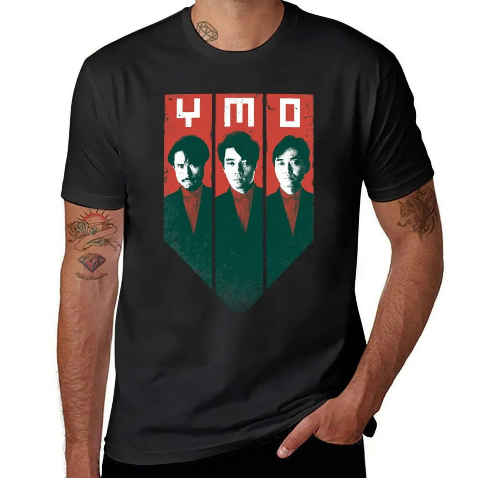 

YMO - Propaganda T-Shirt cute clothes boys whites Short sleeve tee workout shirts for men