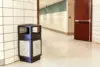 Canmeleon Garbage Can for Indoor and Outdoor Use, Durable & Weather-Resistant Trash Receptacle with Stone Panels, 38 Gallons 6