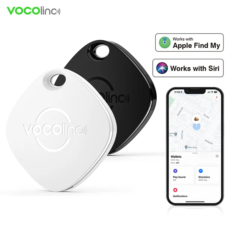 VOCOlinc Locator Mini Smart GPS Tracker Positioning Tag Anti-loss Device Key Kids Pet Car Finder Work With Apple Find My