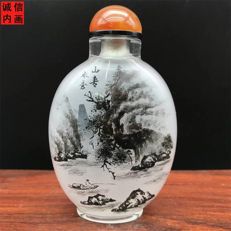 

Bottle Inner Painting Folk Crafts Handmade Intangible Cultural Heritage Bottlen Affairs Chinese Characteristics Business Gift