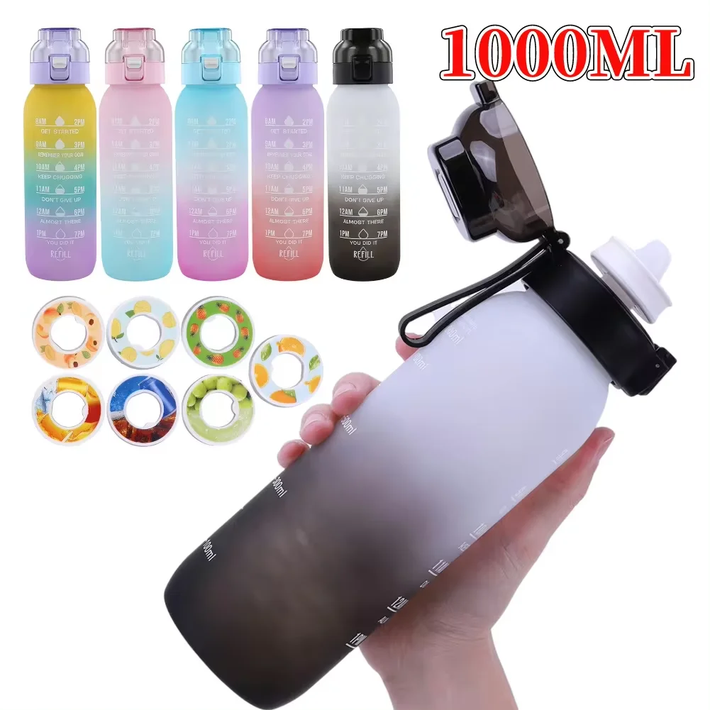 650ml Air Flavored Water Bottle Scent Up Water Cup With 7 Flavor Pods Fruit Fragrance Alr Up Drinking Bottle for Outdoor Sports