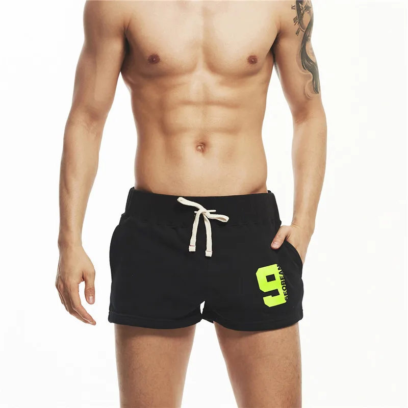 Mens Casual Shorts Cotton Fitness Sweatpants Short Summer Jogger Shorts Men Homewear Hot Gym