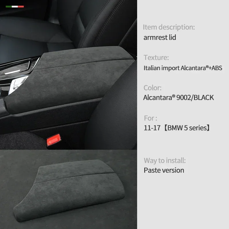 Carbon Fiber Texture Center Console Armrest Pad Cover Trim For BMW X5 E70 08-13 Carbon Fiber Texture Center Console Armrest Pad Cover Trim For BMW X5 E70 08-13