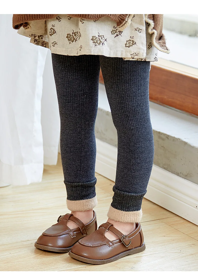 Kinder-Leggings, Winterhose mit extra Fleece, Kinder-Leggings für Mädchen, Hosen, Baby-Leggings für Mädchen – Detail 13