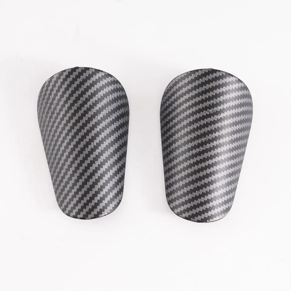 Soccer Shin Guards Shin Guard Pads Simple Imitation Carbon Fiber Practicing Football Small Size Knee