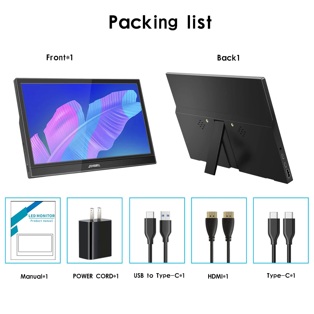 11.6 ġ ޴  ġ ũ 1366X768 USB C  ÷ 󽺺  Ʈ PC ȵ̵ PS4 HDMI ȣȯ