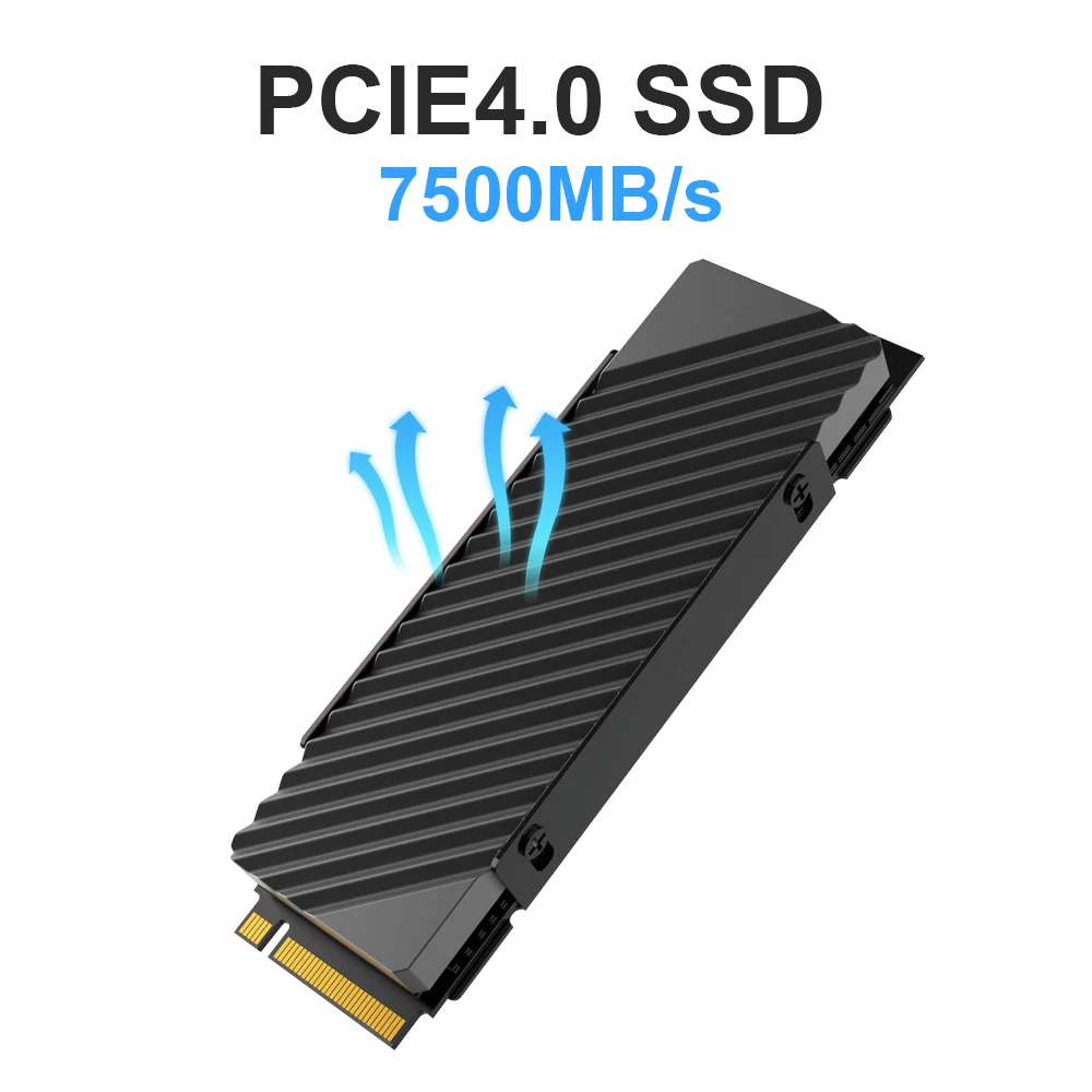 Oscoo Ssd Originale M2 Nvme Per Ps5 Nvme Pcie4.0 Disco Rigido Interno Da 2Tb Ssd 1Tb 512Gb M.2 7500 Mb/S Pcie Per Ssd Da Gioco