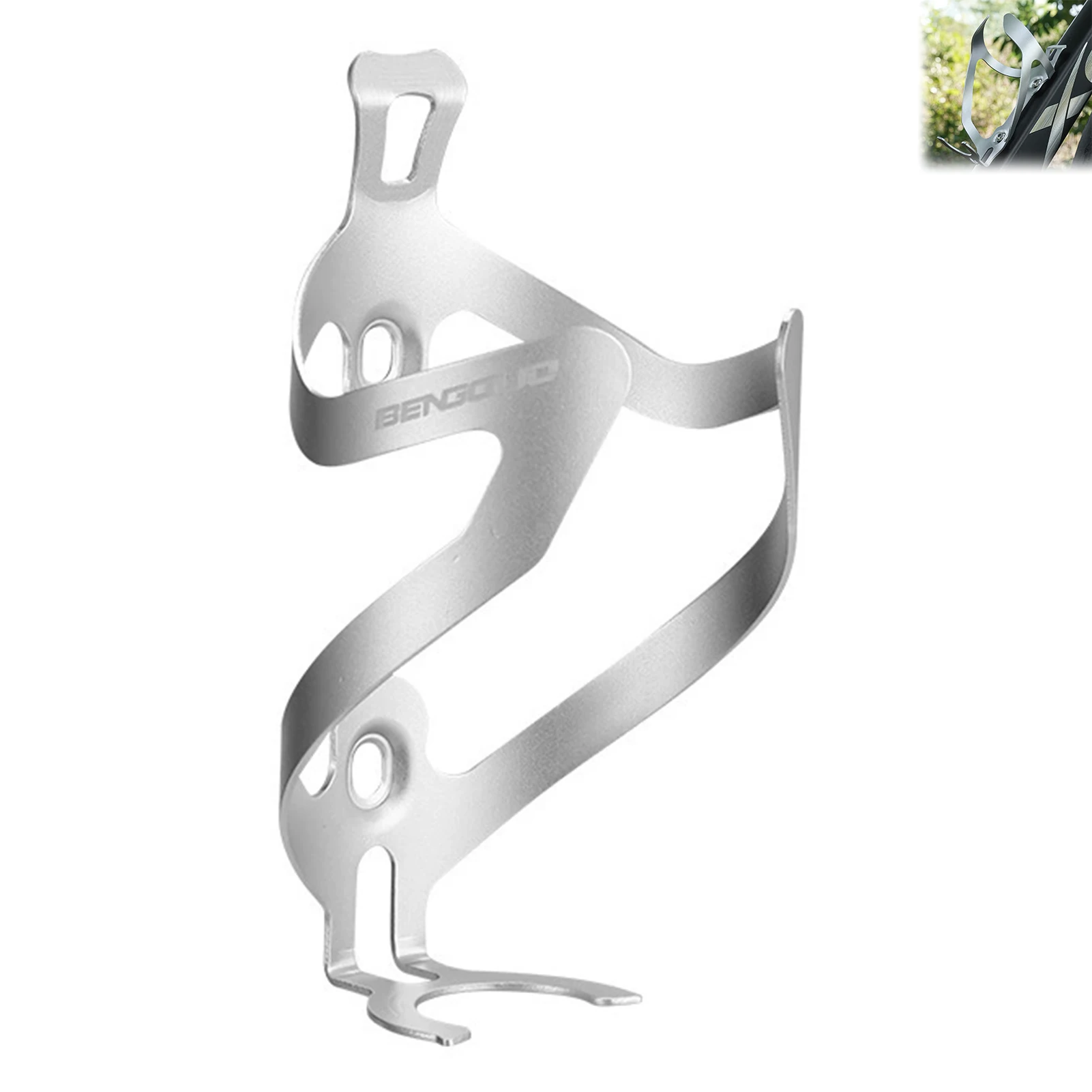 Universeller Fahrrad-Flaschenhalter, Käfig aus Aluminiumlegierung, einfache Installation, stabiler Fahrrad-Flaschenhalter für Touren-Elektrofahrräder – Detail 2