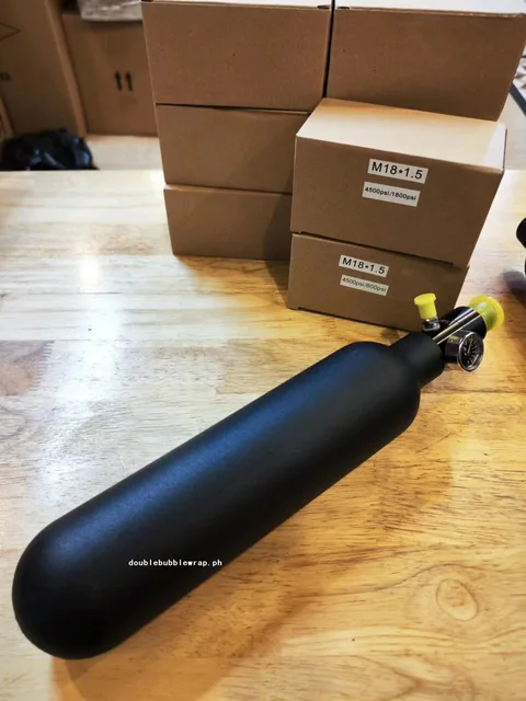 Round Bottomed Aluminum Bottle Thread M18*1.5 4500 PSI Tank Cylinder Diving Aquarium Plant CO2 Tank Dive Oxygen Tank 2